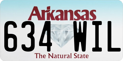 AR license plate 634WIL