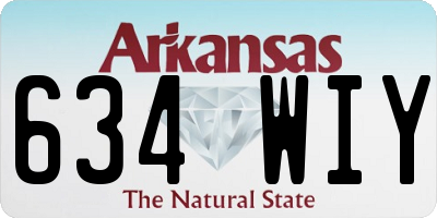 AR license plate 634WIY