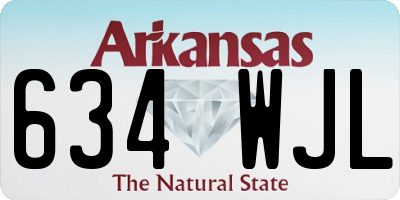 AR license plate 634WJL