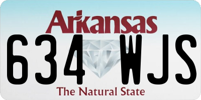 AR license plate 634WJS