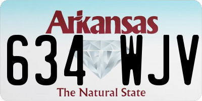 AR license plate 634WJV