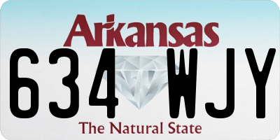 AR license plate 634WJY