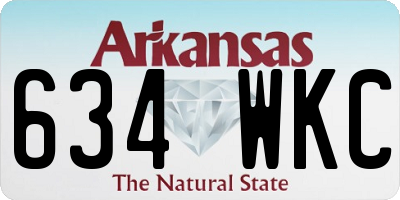 AR license plate 634WKC