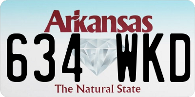 AR license plate 634WKD