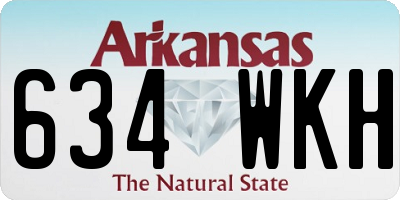 AR license plate 634WKH