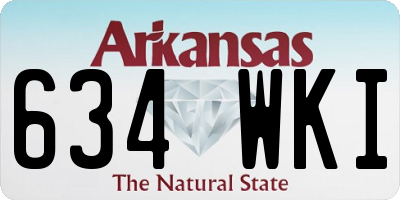 AR license plate 634WKI