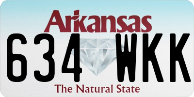 AR license plate 634WKK