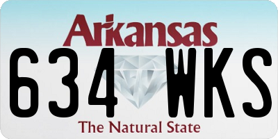 AR license plate 634WKS