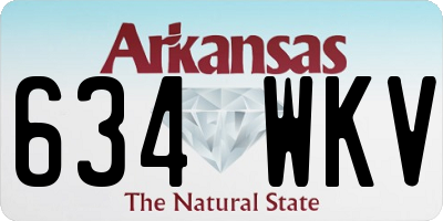 AR license plate 634WKV
