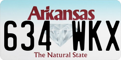 AR license plate 634WKX