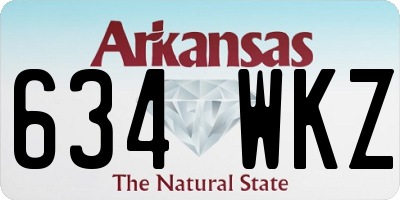 AR license plate 634WKZ