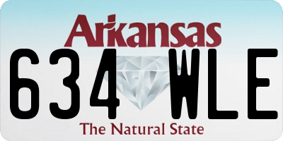 AR license plate 634WLE