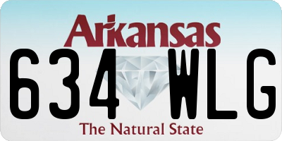 AR license plate 634WLG