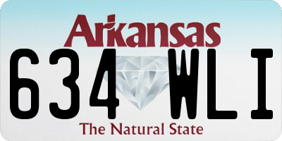 AR license plate 634WLI