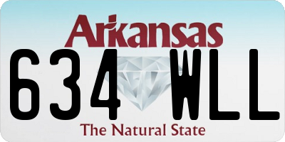 AR license plate 634WLL
