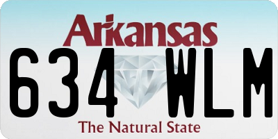 AR license plate 634WLM