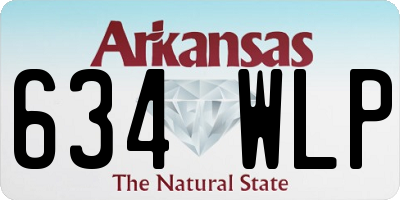 AR license plate 634WLP