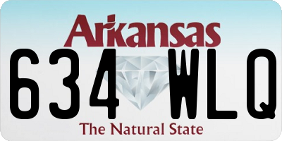 AR license plate 634WLQ