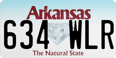 AR license plate 634WLR