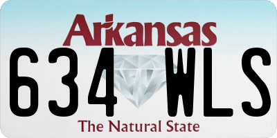 AR license plate 634WLS