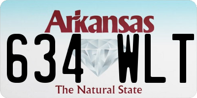 AR license plate 634WLT