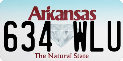 AR license plate 634WLU