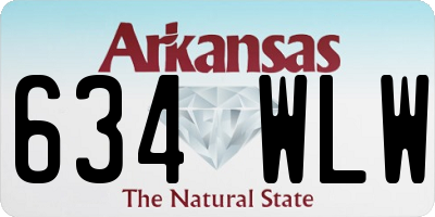 AR license plate 634WLW