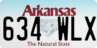 AR license plate 634WLX