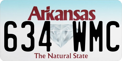 AR license plate 634WMC