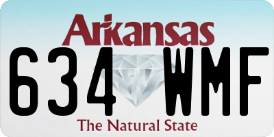 AR license plate 634WMF
