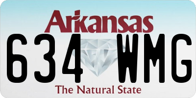 AR license plate 634WMG
