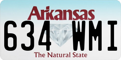 AR license plate 634WMI