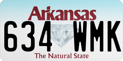 AR license plate 634WMK