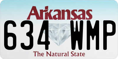 AR license plate 634WMP