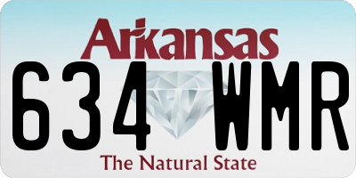 AR license plate 634WMR