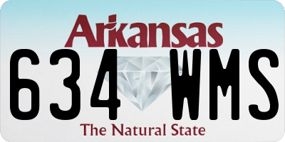 AR license plate 634WMS