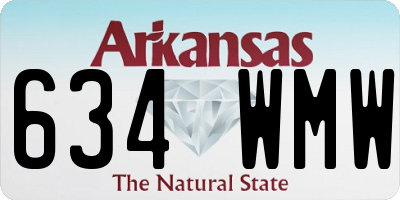 AR license plate 634WMW
