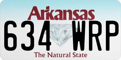 AR license plate 634WRP
