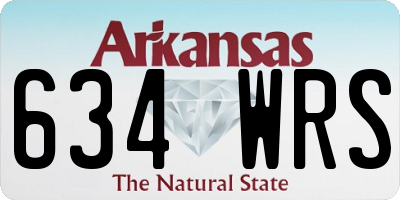 AR license plate 634WRS