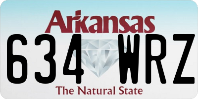 AR license plate 634WRZ