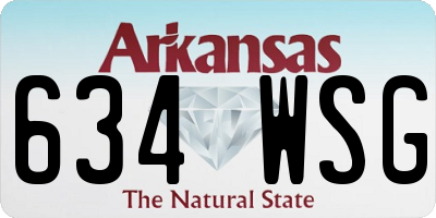 AR license plate 634WSG