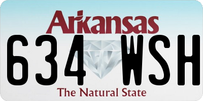 AR license plate 634WSH