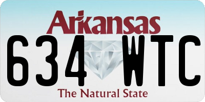 AR license plate 634WTC