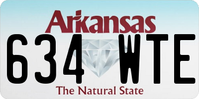 AR license plate 634WTE