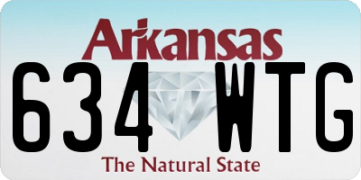 AR license plate 634WTG