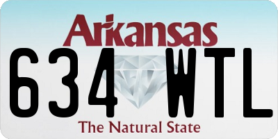 AR license plate 634WTL