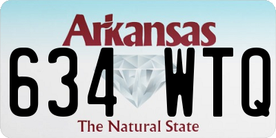 AR license plate 634WTQ