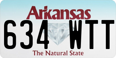 AR license plate 634WTT