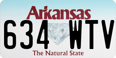 AR license plate 634WTV