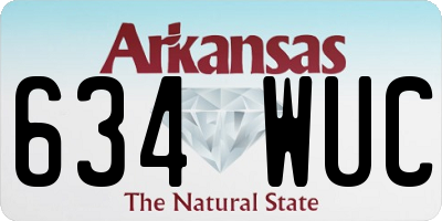 AR license plate 634WUC